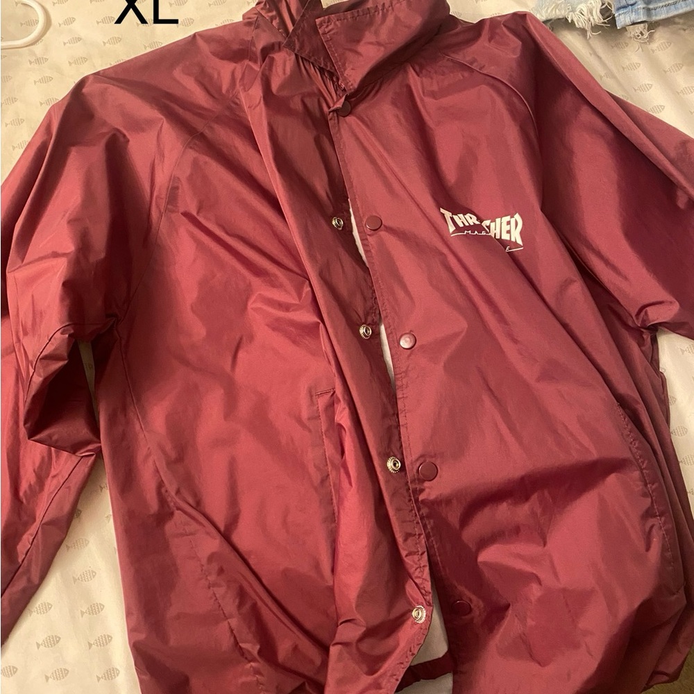 Thrasher men’s button up wind breaker